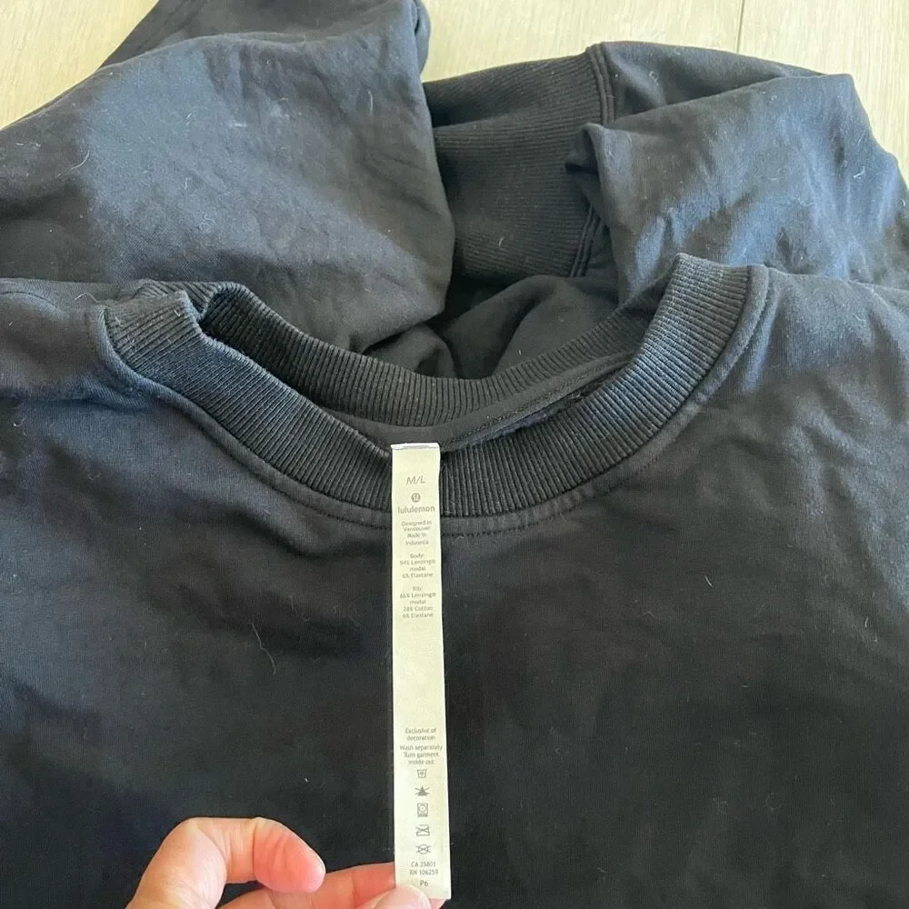 Lululemon Black Bound to Bliss Pullover size M/L - Picture 6 of 7